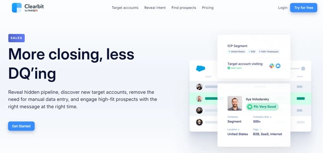 screenshot-clearbit-website